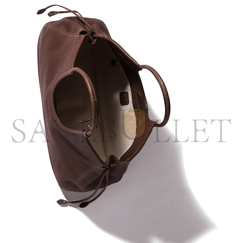M1v M1v IVY NAPPA LEATHER SHOPPING BAG 5BG342 (40*30*15cm)